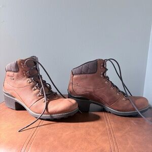 Merrell Chateau Mid Lace Waterproof Leather Boots | Size 10.5
